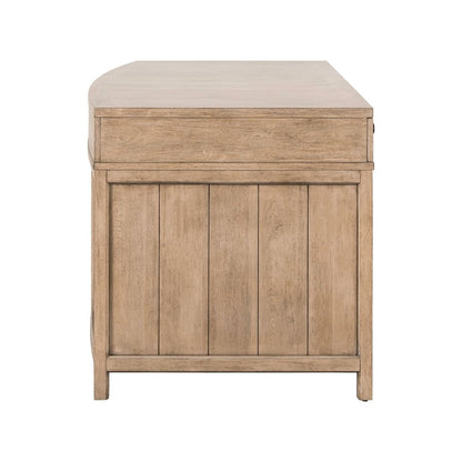Proximity Place - Jr Executive Desk - Barley Buff Executive Desks by Liberty Furniture - Walls Furniture & Mattress