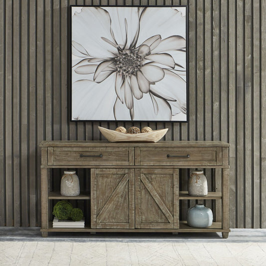 Parkland Falls - Sofa Table - Light Brown Sofa Tables by Liberty Furniture - Walls Furniture & Mattress
