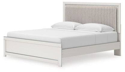 Zuraleus - Upholstered Panel Platform Bed With Roll Slats Panel Beds by Signature Design by Ashley® - Walls Furniture & Mattress