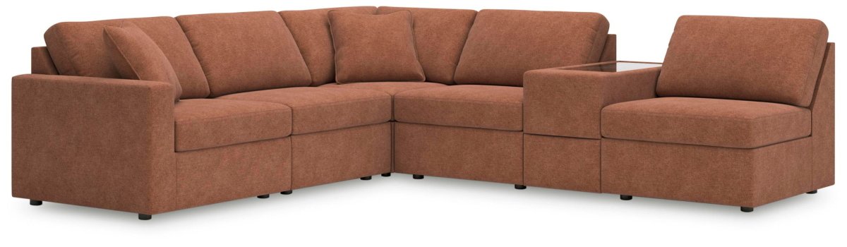Modmax - Sectional - Spice Stationary Sectionals by Signature Design by Ashley® - Walls Furniture & Mattress