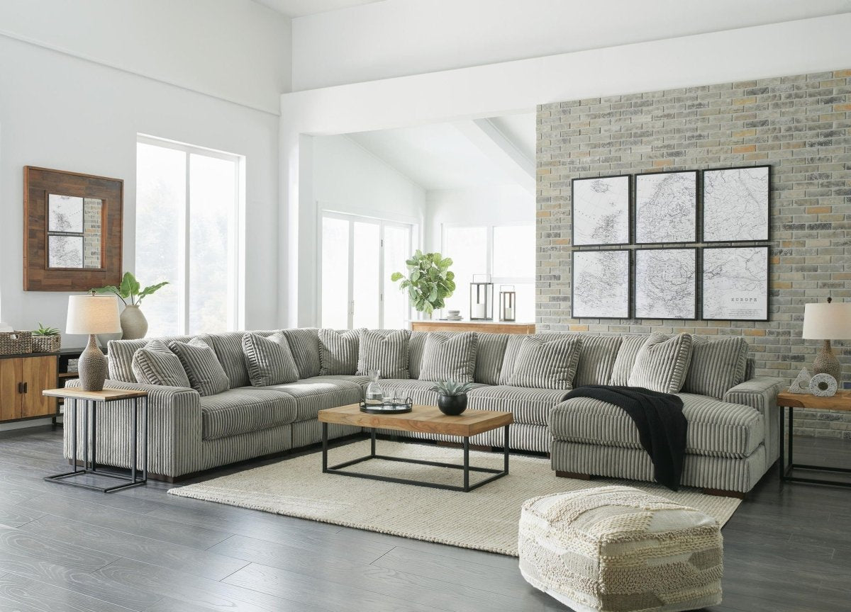 Lindyn - Sectional Stationary Sectionals by Signature Design by Ashley® - Walls Furniture & Mattress
