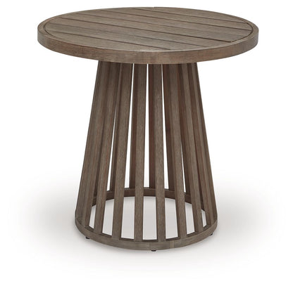 Joy Lagoon - Outdoor Chairs With Cushions/Table (Set of 3) - Beige 3 Piece Outdoor Sets by Signature Design by Ashley® - Walls Furniture & Mattress