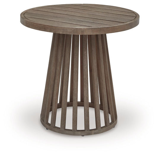 Joy Lagoon - Outdoor Chairs With Cushions/Table (Set of 3) - Beige 3 Piece Outdoor Sets by Signature Design by Ashley® - Walls Furniture & Mattress