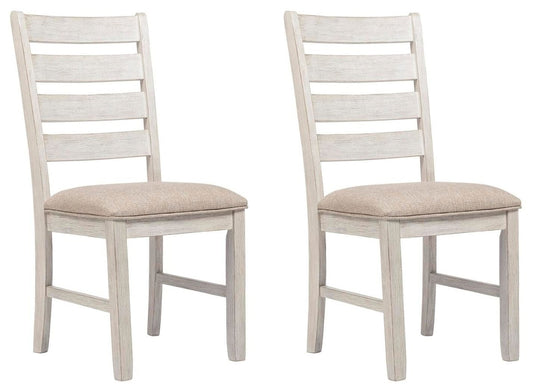 Skempton - Dining UPH Side Chair (Set of 2) - White Chair Sets by Signature Design by Ashley® - Walls Furniture & Mattress