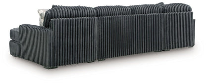Midnight - Madness - Sectional Stationary Sectionals by Signature Design by Ashley® - Walls Furniture & Mattress