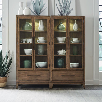 Shaker Lakes - Bunching Display Cabinet Display Cabinets by Liberty Furniture - Walls Furniture & Mattress