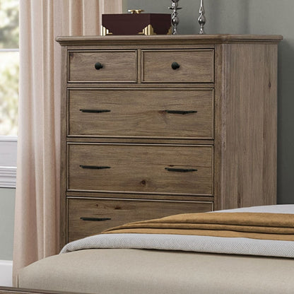 Hickory Grove - 6 Drawer Chest - Brown Accent Chests by Liberty Furniture - Walls Furniture & Mattress