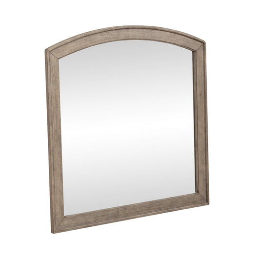 Avalon - Arched Mirror - Burnished Beige Arched Mirrors by Liberty Furniture - Walls Furniture & Mattress