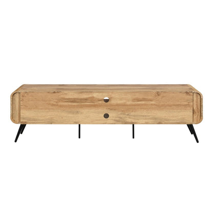 Rowan - 71" Low Profile TV Console - Natural TV Stands by New Classic - Walls Furniture & Mattress
