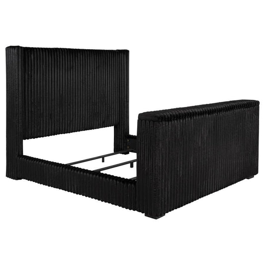 Centergrove - Upholstered Wingback TV Bed Upholstered Beds by Coaster Fine Furniture - Walls Furniture & Mattress
