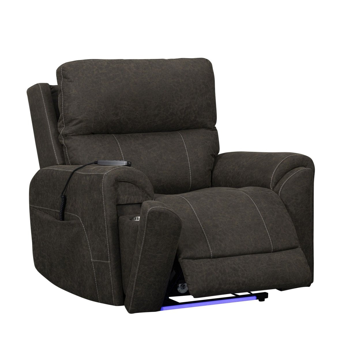 Gaia - Auto Glider Recliner With Power Headrest & Footrest Glider Chairs by New Classic - Walls Furniture & Mattress