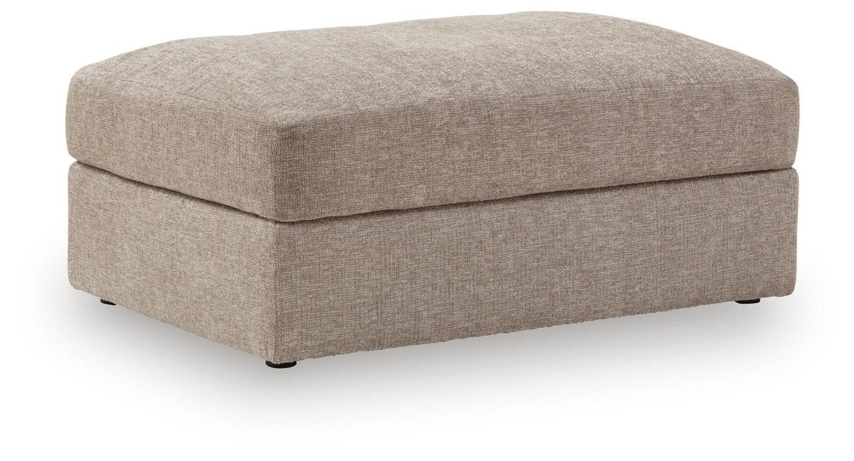 Nexora-Court - Oversized Accent Ottoman - Burlap Accent Ottomans by Signature Design by Ashley® - Walls Furniture & Mattress