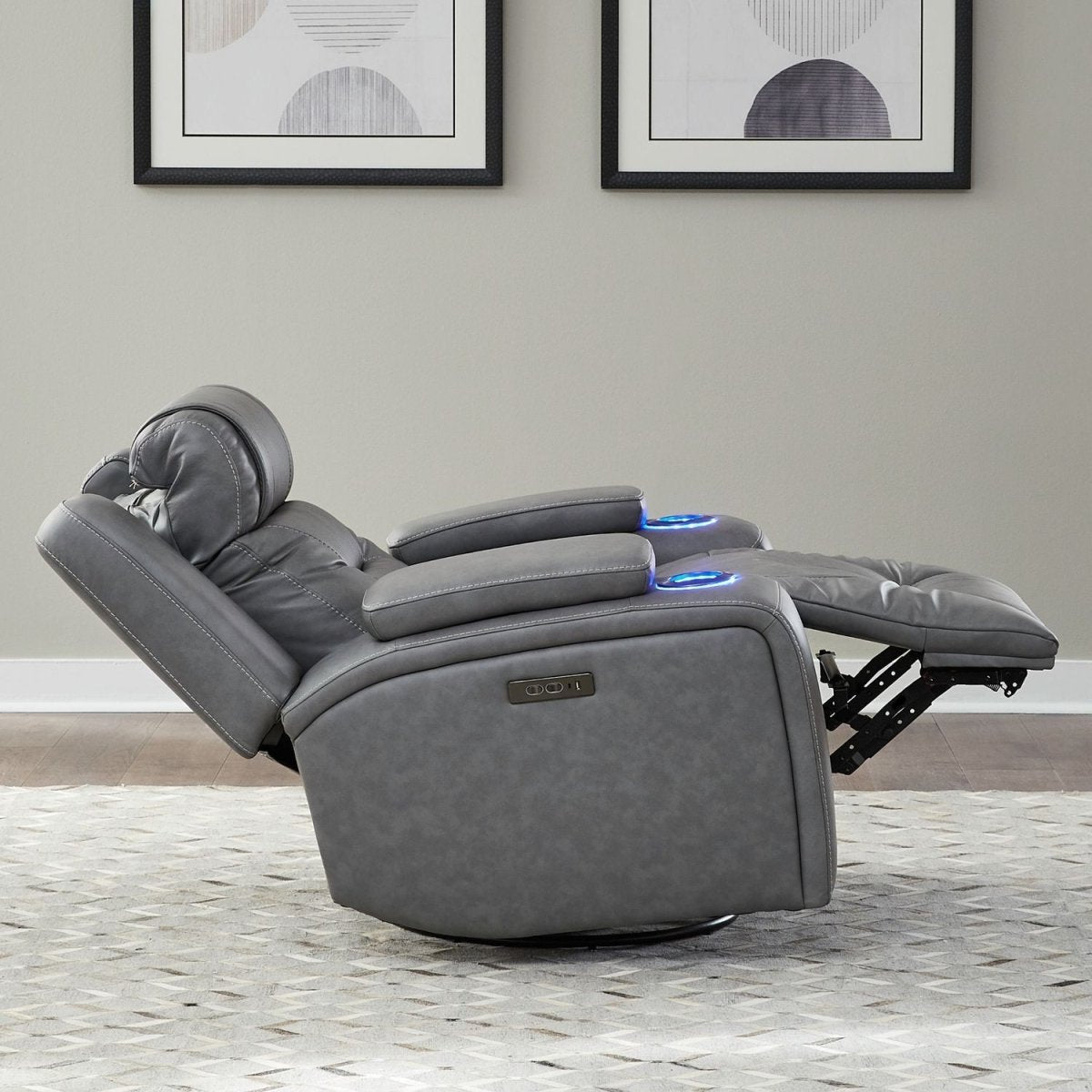 Chapman - Swivel Glider Recliner P2 Swivel Glider Chairs by Liberty Furniture - Walls Furniture & Mattress