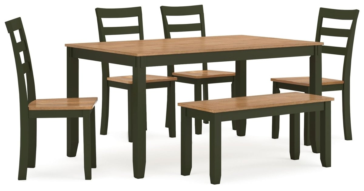 Gesthaven - Dining Room Table Set 6 Piece Dining Room Sets by Signature Design by Ashley® - Walls Furniture & Mattress