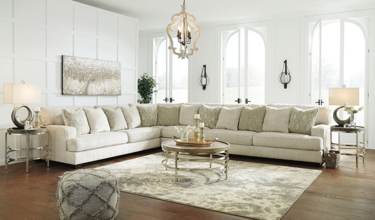 Rawcliffe - Sectional Stationary Sectionals by Signature Design by Ashley® - Walls Furniture & Mattress