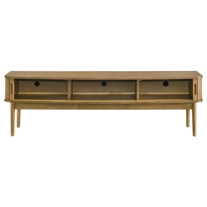 Croyden - 71" TV Stand Media Console - Weathered Natural TV Stands by Coaster Fine Furniture - Walls Furniture & Mattress