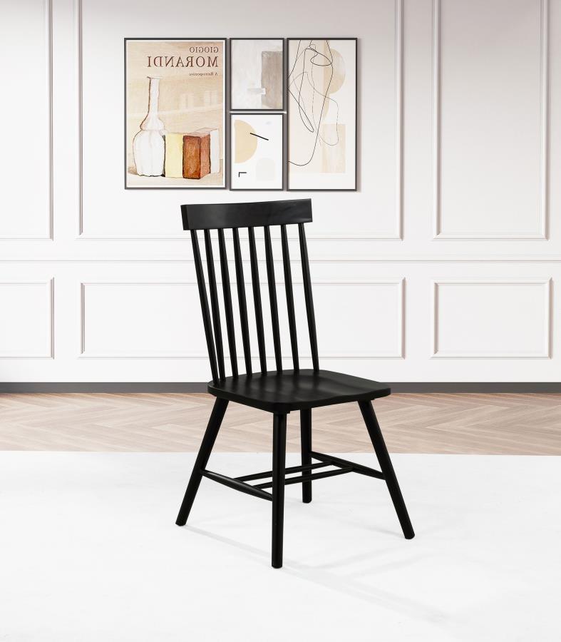 Andrews - Windsor Spindle Back Dining Side Chair (Set of 2) Chair Sets by Coaster Fine Furniture - Walls Furniture & Mattress