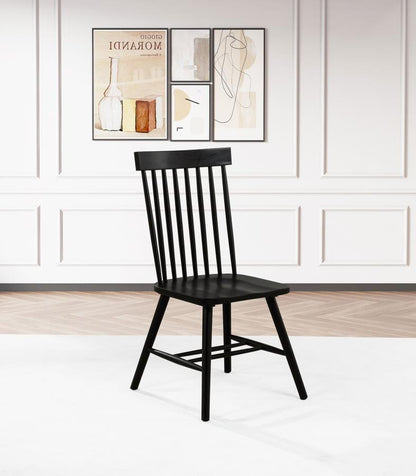 Andrews - Windsor Spindle Back Dining Side Chair (Set of 2) Chair Sets by Coaster Fine Furniture - Walls Furniture & Mattress