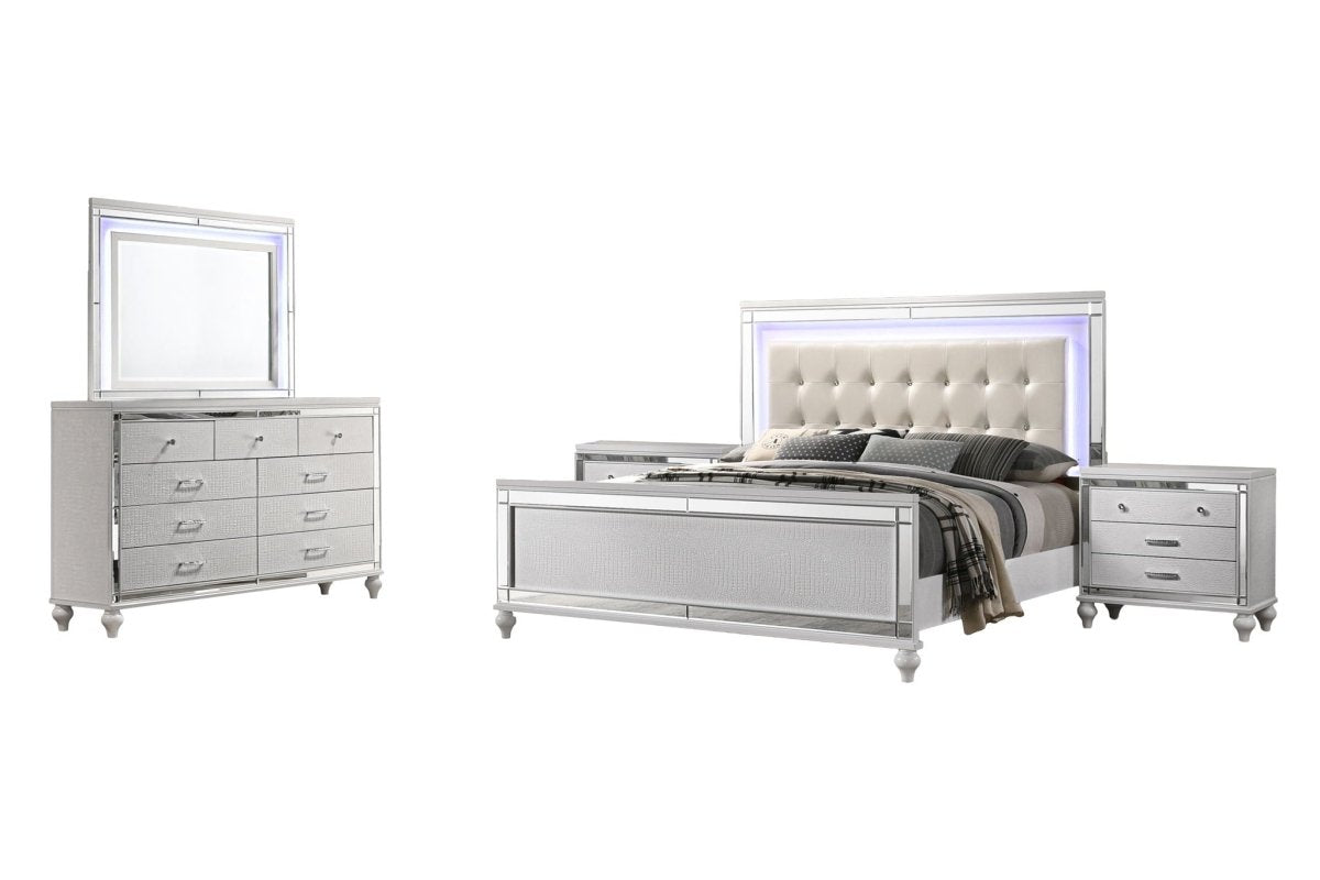 Valentino - Bedroom Set 4 Piece Bedroom Sets by New Classic - Walls Furniture & Mattress