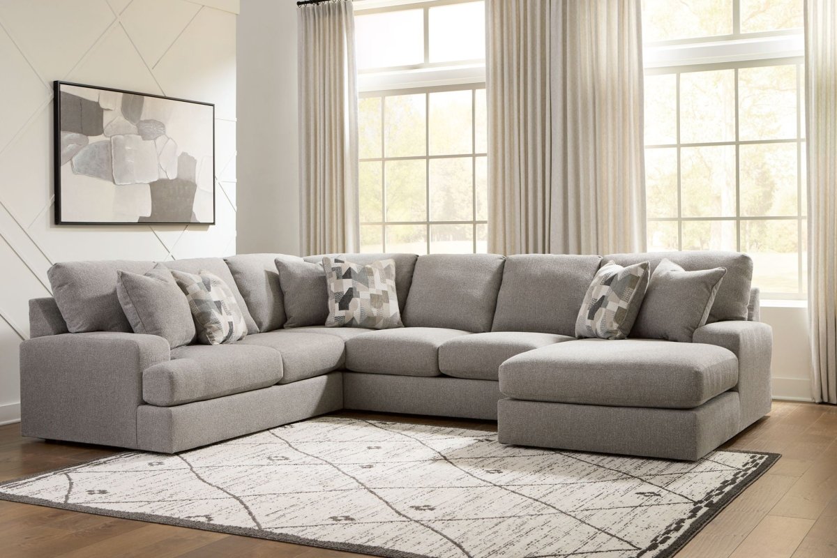 Lindon - Sectional Stationary Sectionals by Benchcraft® - Walls Furniture & Mattress