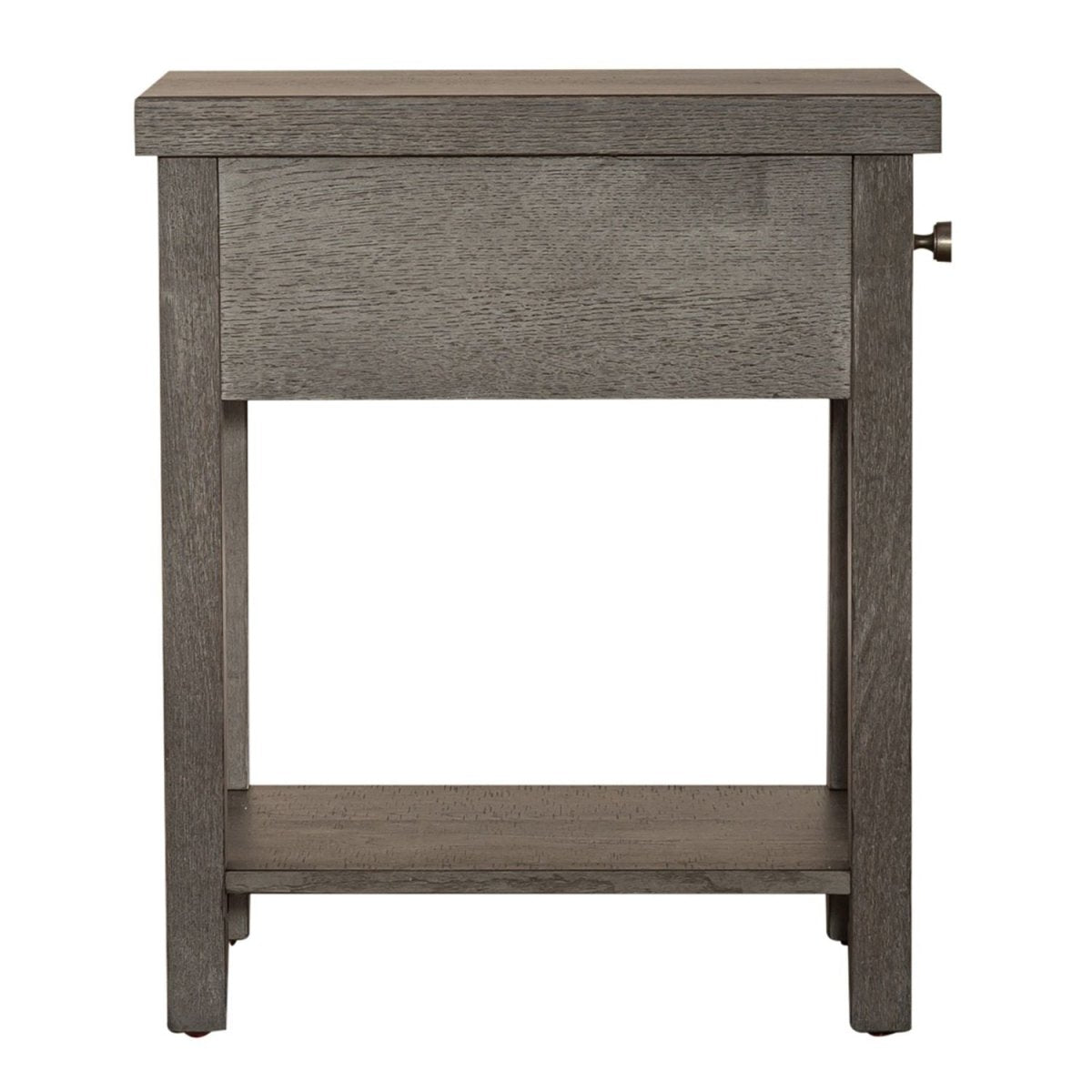 Modern Farmhouse - Drawer Chair Side Table Chair Side Tables by Liberty Furniture - Walls Furniture & Mattress