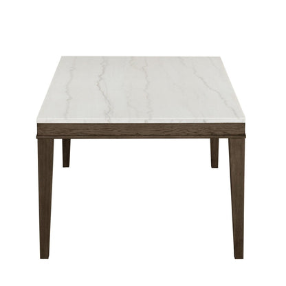 Essence - 70" Rectangle Dining Table With Marble Top Dining Tables by New Classic - Walls Furniture & Mattress