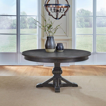 Paradise Valley - Pedestal Table - Dark Brown