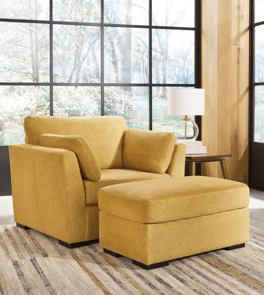 Keerwick - Living Room Set Stationary Chair & Ottoman by Signature Design by Ashley® - Walls Furniture & Mattress