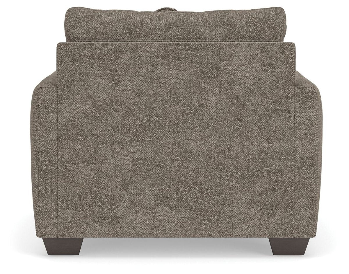 Triston - Peaks - Living Room Set Stationary Chair & Ottoman by Benchcraft® - Walls Furniture & Mattress
