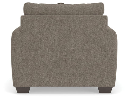 Triston - Peaks - Living Room Set Stationary Chair & Ottoman by Benchcraft® - Walls Furniture & Mattress