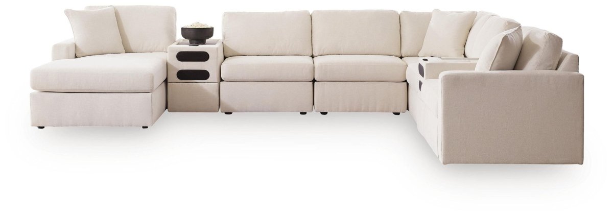 Modmax - U-Shaped Sectional - Oyster Stationary Sectionals by Signature Design by Ashley® - Walls Furniture & Mattress