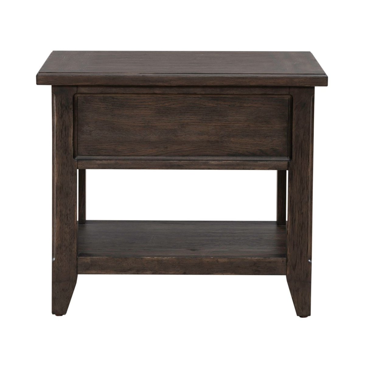 Paradise Valley - Rectangular End Table - Dark Brown End Tables by Liberty Furniture - Walls Furniture & Mattress