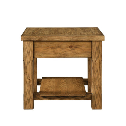 Duncan - 1 Drawer End Table - Walnut End Tables by New Classic - Walls Furniture & Mattress
