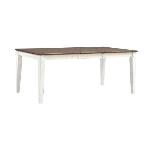 Al Fresco - Rectangular Leg Table - Graphite / Whitestone Dining Tables by Liberty Furniture - Walls Furniture & Mattress