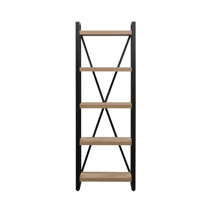 Sun Valley - Tall Pier Unit With Faux Metal - Light Brown