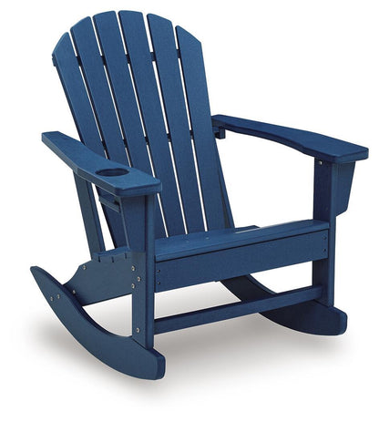 Sundown Shores - Rocking Chair - Blue Rocker Chairs by Signature Design by Ashley® - Walls Furniture & Mattress