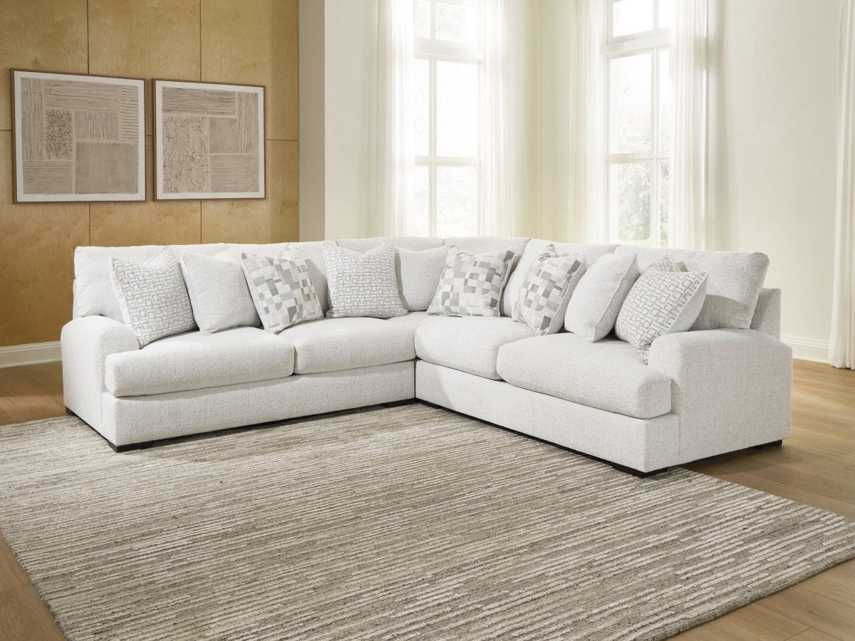 Misty - Lakes - Sectional Stationary Sectionals by Signature Design by Ashley® - Walls Furniture & Mattress