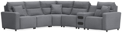 Modmax II - Reclining Sectional - Salt And Pepper Reclining Sectionals by Signature Design by Ashley® - Walls Furniture & Mattress