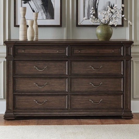 Provence Park - 8 Drawer Dresser - Brown Dressers by Liberty Furniture - Walls Furniture & Mattress
