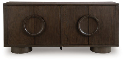 Veeda - Dark Brown - Accent Cabinet Accent Cabinets by Signature Design by Ashley® - Walls Furniture & Mattress