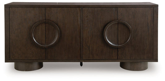 Veeda - Dark Brown - Accent Cabinet Accent Cabinets by Signature Design by Ashley® - Walls Furniture & Mattress