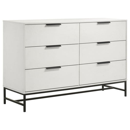 Sonora - 6 - Drawer Dresser Dressers by Coaster Fine Furniture - Walls Furniture & Mattress