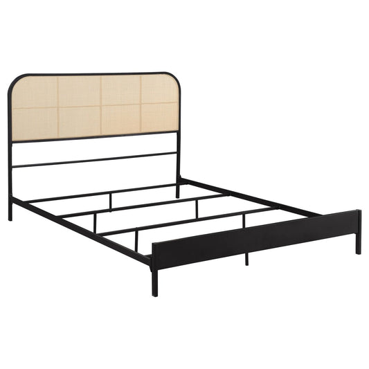 Amherst - Radio Weave Rattan Metal Bed Panel Beds by Coaster Fine Furniture - Walls Furniture & Mattress
