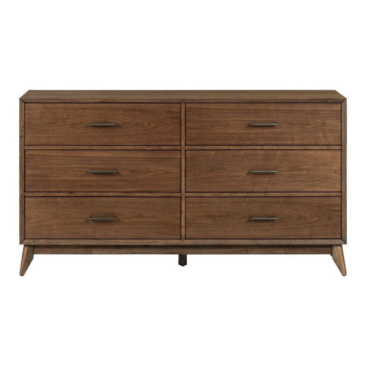 Century Modern - 6 Drawer Dresser - Light Brown Dressers by Liberty Furniture - Walls Furniture & Mattress