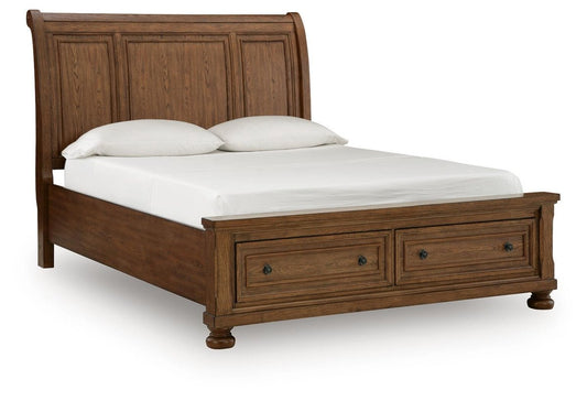 Zackaryn - Sleigh Storage Bed Storage Beds by Signature Design by Ashley® - Walls Furniture & Mattress