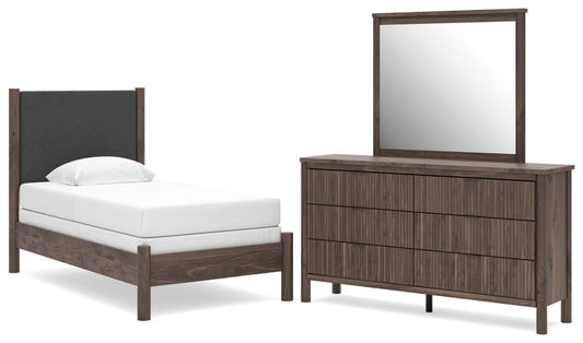 Pamytta - Upholstered Panel Bedroom Set 3 Piece Bedroom Sets by Signature Design by Ashley® - Walls Furniture & Mattress
