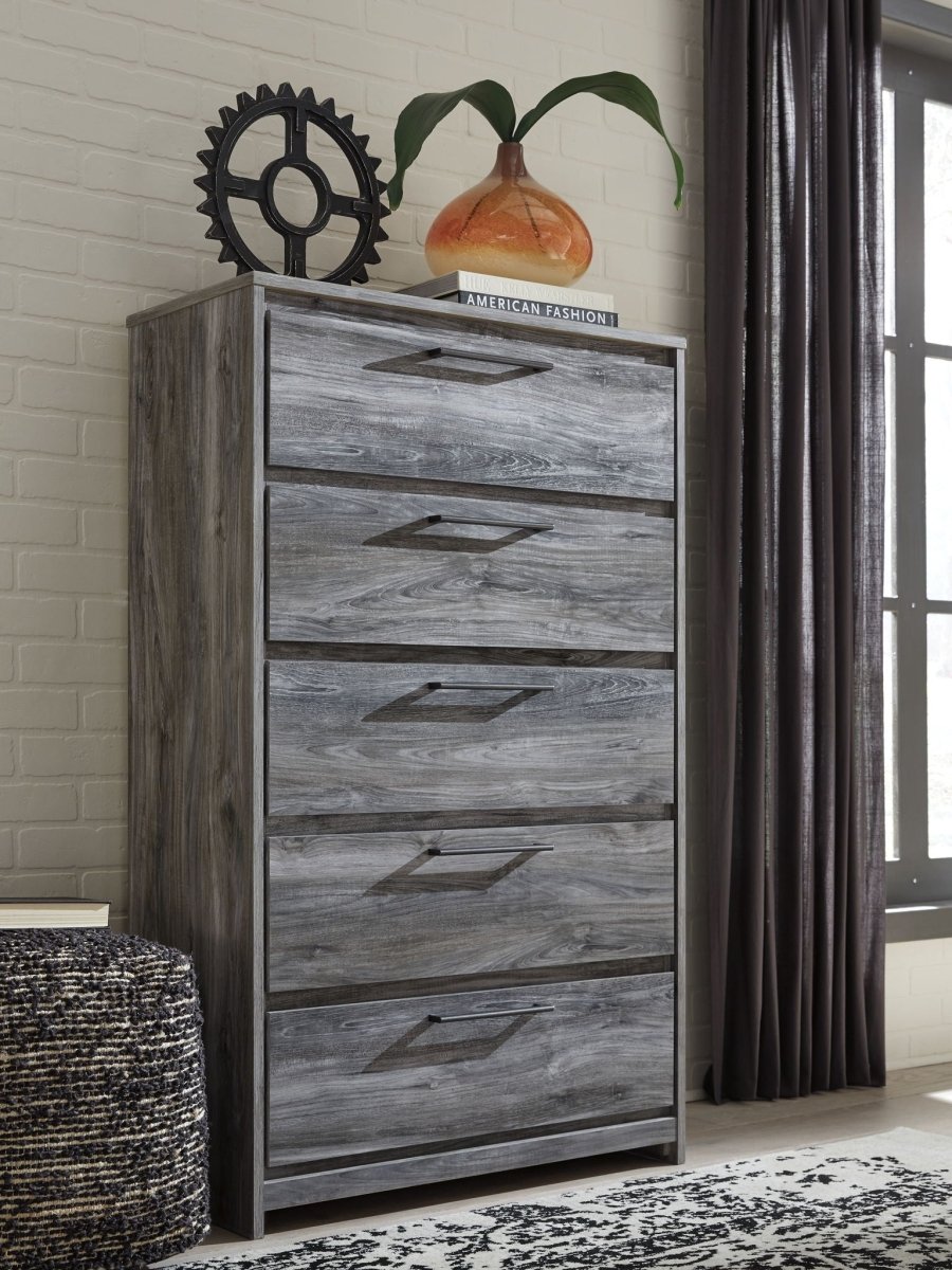 Baystorm - Panel Bedroom Set - Gray 8 + Piece Bedroom Sets by Signature Design by Ashley® - Walls Furniture & Mattress