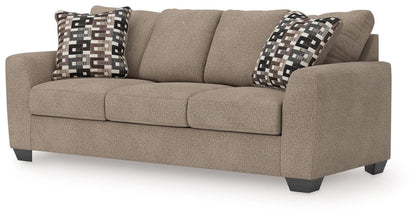 Triston - Peaks - Suede - Queen Sofa Sleeper Sleeper Sofas by Benchcraft® - Walls Furniture & Mattress