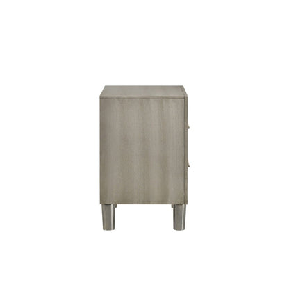 Lennox - 2 Drawer Nightstand - Gray Accent Nightstands by New Classic - Walls Furniture & Mattress