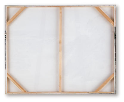 Worthner - Wall Art - Tan / Gray / White Canvas Art by Signature Design by Ashley® - Walls Furniture & Mattress